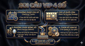 Một số phương pháp soi cầu VIP 4 số chuẩn chỉnh từ cao thủ