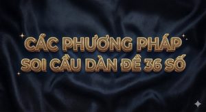 Cách bắt dàn đề 36 số bất bại từ chuyên gia