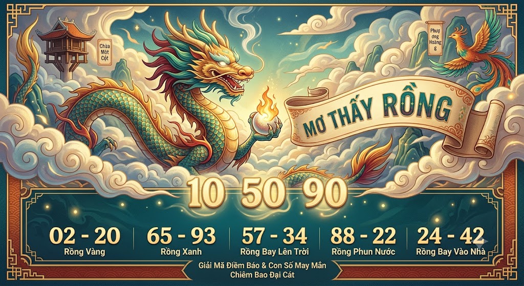 Mơ thấy rồng đánh số gì chuẩn xác nhất