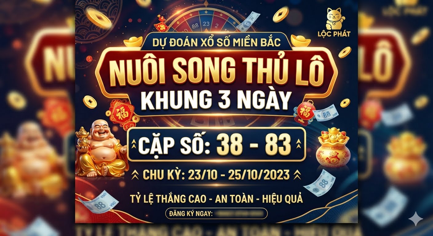 Nuôi song thủ lô khung 3 ngày bất bại siêu chính xác