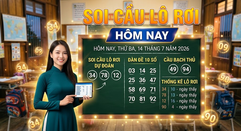 Soi cầu lô rơi miền Bắc hôm nay chính xác
